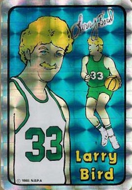 1985 Prism-Jewel Stickers 02 Larry Bird